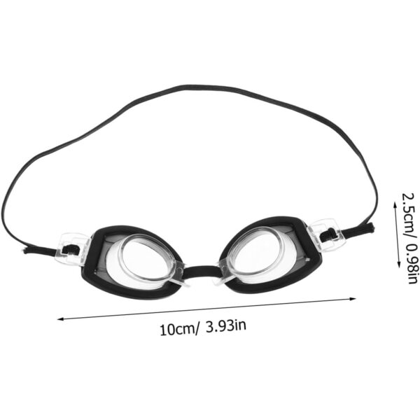 FRCOLOR Mini-Schwimmbrille für Puppen, 4 bunte Teile für Puppenhäuser