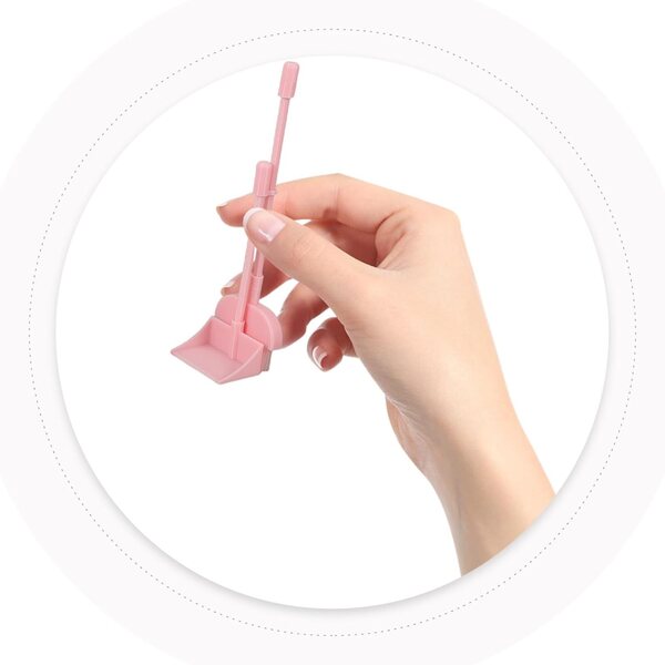 KOMBIUDA Kit 5 Mini Balai und 5 Mini Schaufel für Puppen und Rollenspiele