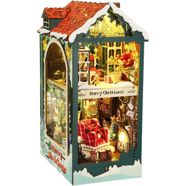 Weihnachts-Miniatur-Set für Book Nook | Kreatives Diorama für Jugendliche und Erwachsene
