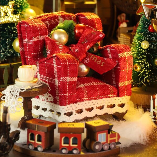 Weihnachts-Miniatur-Set für Book Nook | Kreatives Diorama für Jugendliche und Erwachsene