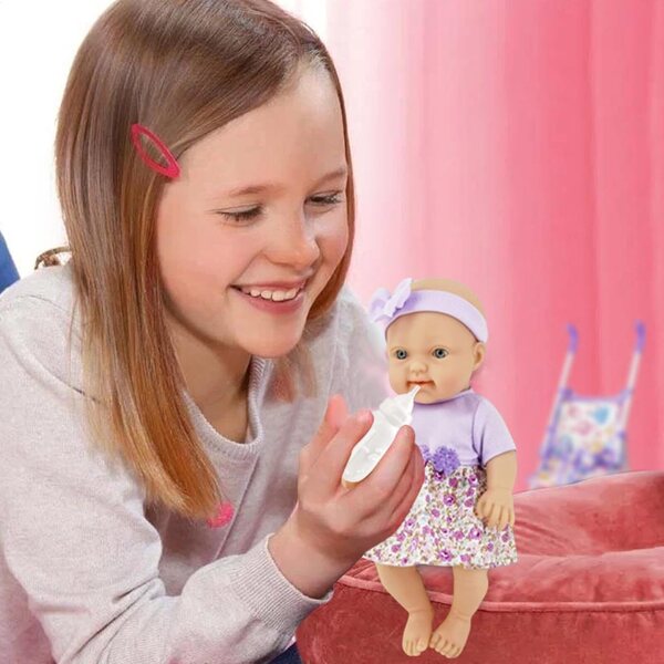 10'' faltbarer Spielzeugkinderwagen für die Kleinen, Komplettset mit Flasche