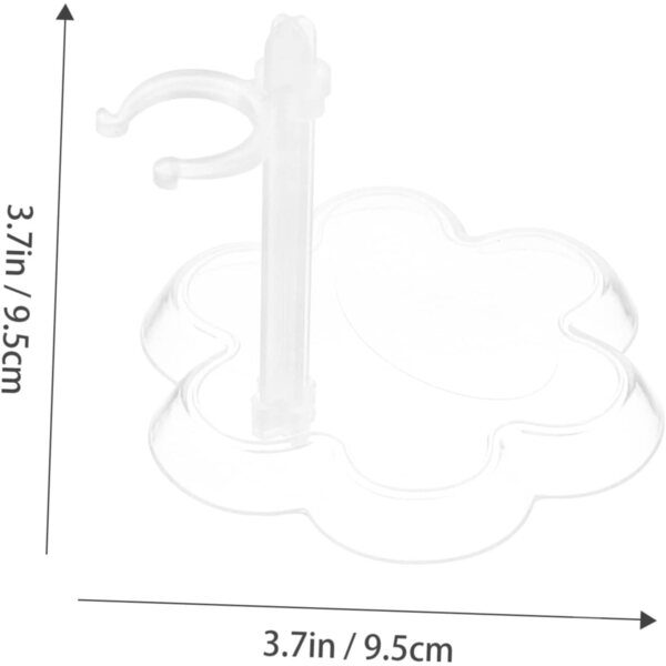 Transparenter Puppenständer 10 Stück KOMBIUDA - Kinderspielzimmer-Organizer
