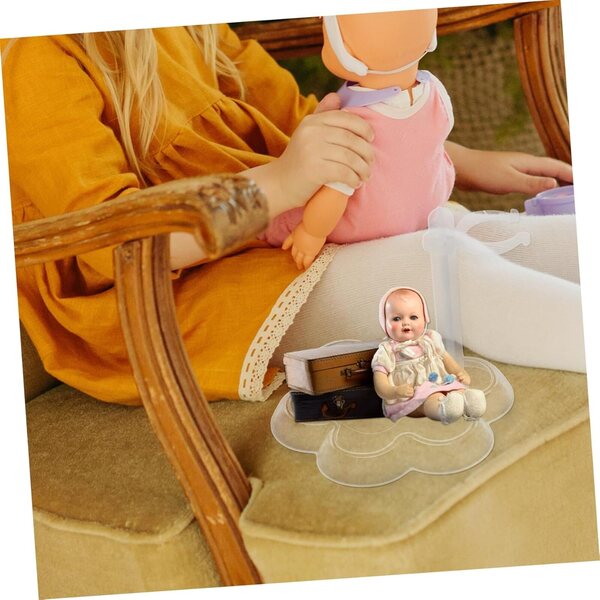 Transparenter Puppenständer 10 Stück KOMBIUDA - Kinderspielzimmer-Organizer