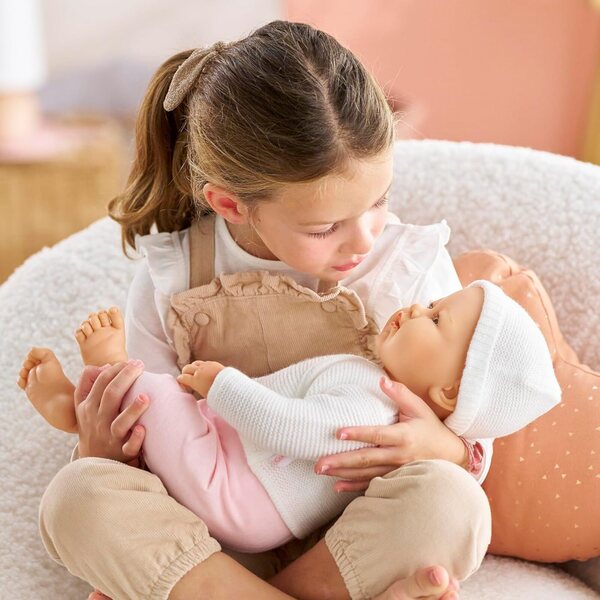Corolle Mon Grand Pink Doll 42 cm – Realistische Neugeborenenpuppe ab 3 Jahren