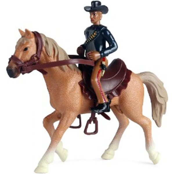 Cowboy-Ritter-Figur aus robustem Kunststoff mit beweglichen Gelenken und hoher Simulation