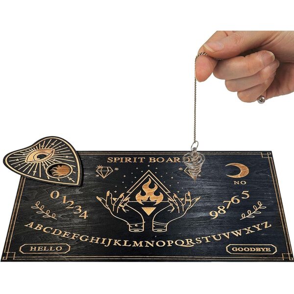 Ouija-Geisterbrett aus Holz mit Pendel für Wahrsagerei und spirituelle Kommunikation