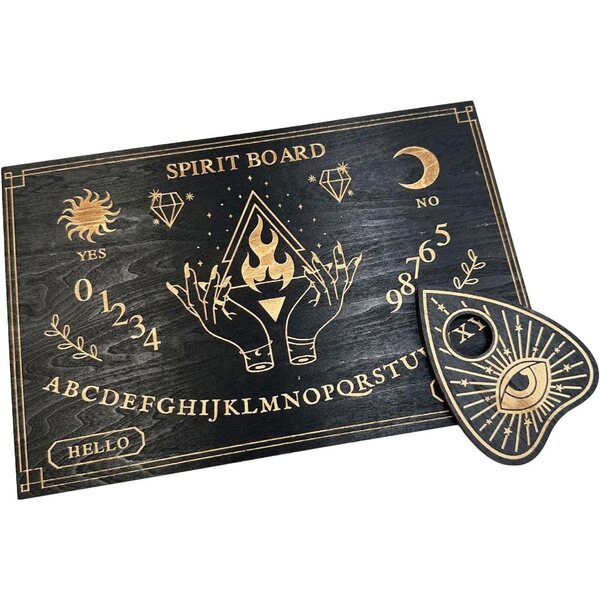 Ouija-Geisterbrett aus Holz mit Pendel für Wahrsagerei und spirituelle Kommunikation