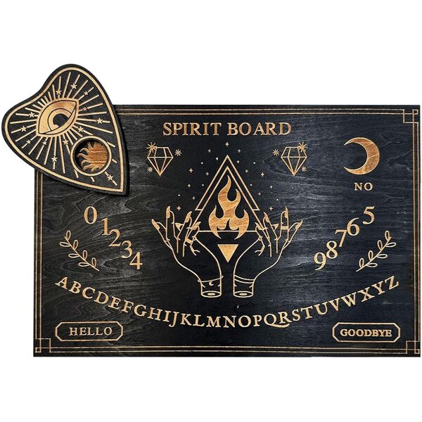 Ouija-Geisterbrett aus Holz mit Pendel für Wahrsagerei und spirituelle Kommunikation