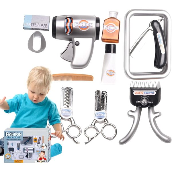 Friseur-Set für Kinder – Lernspiel zum Frisieren aus robustem ABS