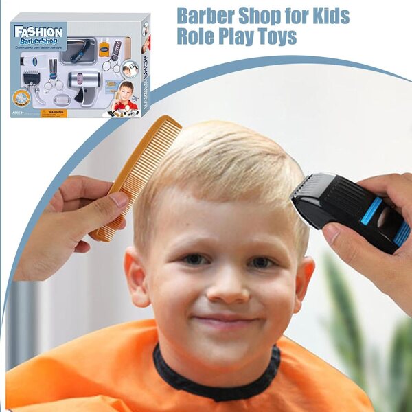 Friseur-Set für Kinder – Lernspiel zum Frisieren aus robustem ABS