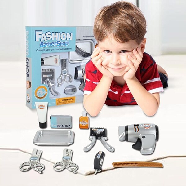 Friseur-Set für Kinder – Lernspiel zum Frisieren aus robustem ABS