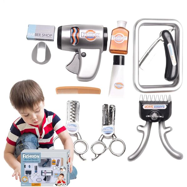 Friseur-Set für Kinder – Lernspiel zum Frisieren aus robustem ABS