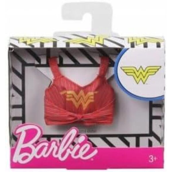 Wonder Woman Top für Barbie – Superheldinnen-Kleidung für Mädchen ab 3 Jahren