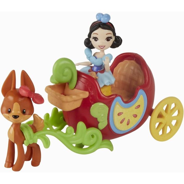 Disney Princess Little Kingdom Süßer Apfelwagen mit Schneewittchen und Zubehör