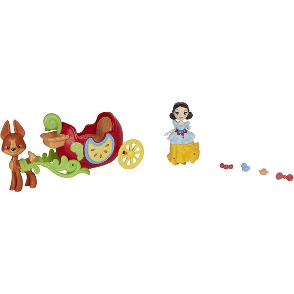 Disney Princess Little Kingdom Süßer Apfelwagen mit Schneewittchen und Zubehör