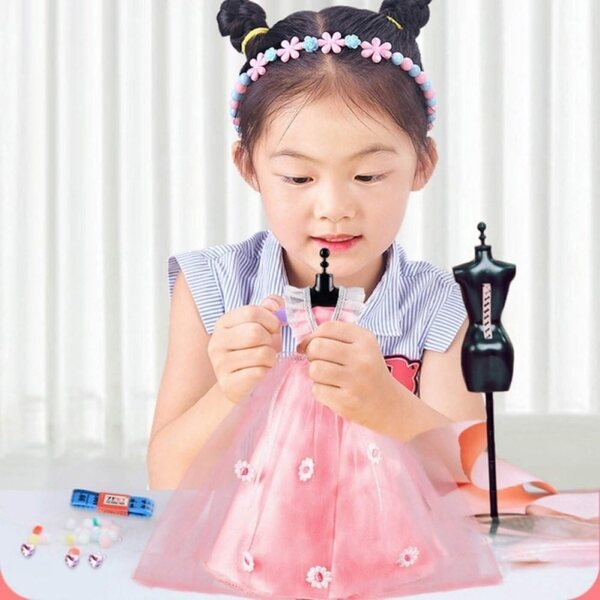Set mit 5 Mini-Schaufensterpuppen für Plastikpuppen, 27 cm, Schwarz – Ausstellung von Kleidern und Kleidung