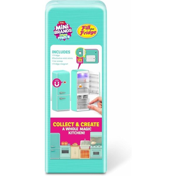 ZURU Mini Brands Surprise Kühlschrank Serie 1 – Lebensmittelminiaturen zum Sammeln