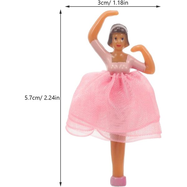 Set mit 5 Ballerina-Puppen für die Spieluhr, realistische Prinzessinnen-Dekorationen