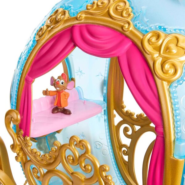 Mattel Disney Princess Cinderella's Carrosse Magique – Magisches und helles Spiel