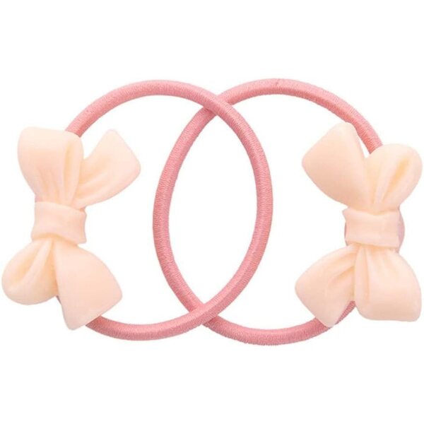 2 Haargummis mit Schleife für 46 cm große Puppen – Modeaccessoires für Mädchen