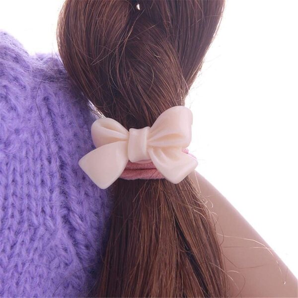 2 Haargummis mit Schleife für 46 cm große Puppen – Modeaccessoires für Mädchen
