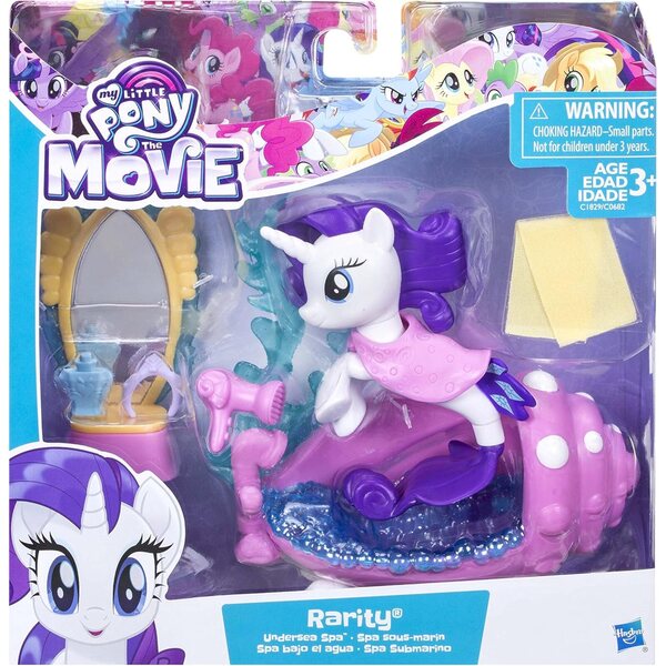 My Little Pony Spielset Rarity Undersea Spa mit PONY und Zubehör – Zauberhafter Spaß