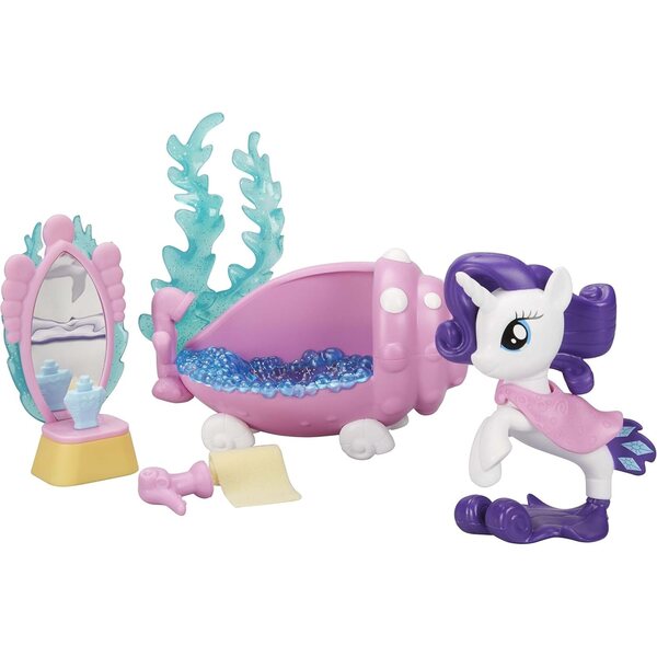 My Little Pony Spielset Rarity Undersea Spa mit PONY und Zubehör – Zauberhafter Spaß