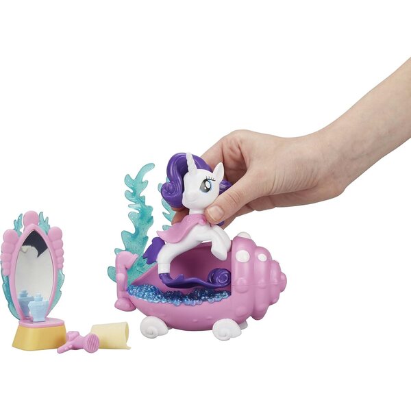 My Little Pony Spielset Rarity Undersea Spa mit PONY und Zubehör – Zauberhafter Spaß