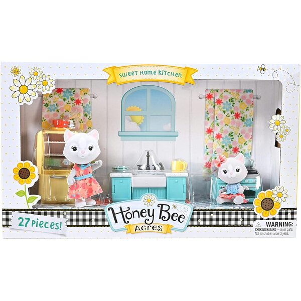 Honey Bee Acres Sweet Home keukenaccessoireset 27-delig voor kinderen vanaf 3 jaar