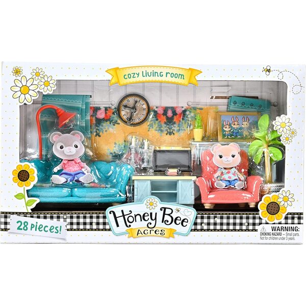 Honey Bee Acres Set 28-delige rustieke woonkamerdecoratie voor kinderen