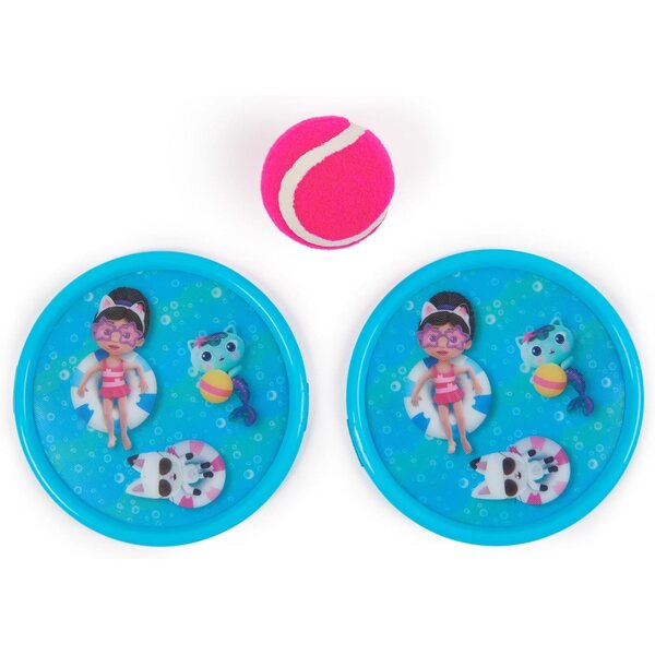 Swimways Gabby's Dollhouse Catch Game, Swimming Pool Accessories & Kids Outdoor Toys, Gabby's Dollhouse Party Supplies & Yard Games for Kids Aged 4 & Up