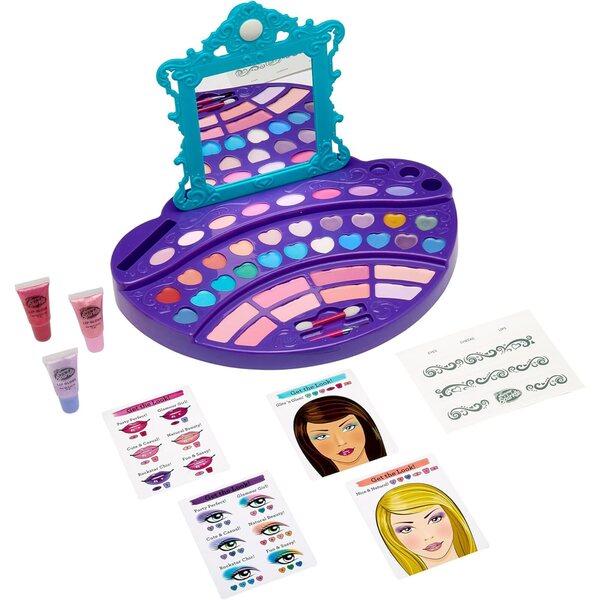 Cra-Z-Art Shimmer'n Sparkle Komplettes Make-up-Set mit 40 Farben und leuchtendem Spiegel