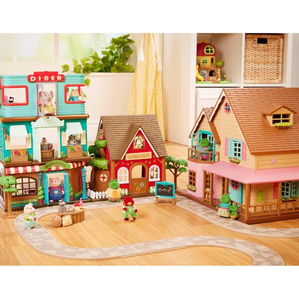 Li'l Woodzeez Schlafzimmer- und Esszimmer-Set mit Miniaturmöbeln und Accessoires