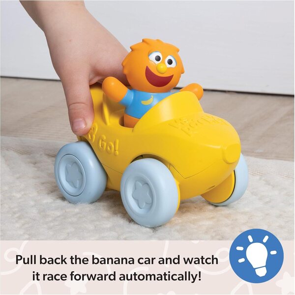 Herbie 1-2-3 Vehículo educativo con figura de clic y acción de retroceso para niños de 1 a 3 años