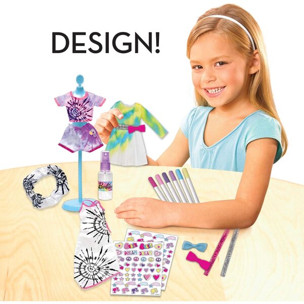 Tara Toys Tie-Dye Fashion Design Kit voor Barbie met kleding, stiften en stickers