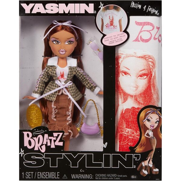 Bratz Stylin 'Yasmin mat personaliséierbaren T-Shirt an trendy Moudeaccessoiren