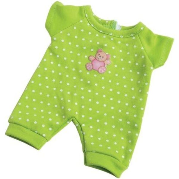 Ensemble de 4 pyjamas lavables à crochets et boucles pour poupées de 10 pouces