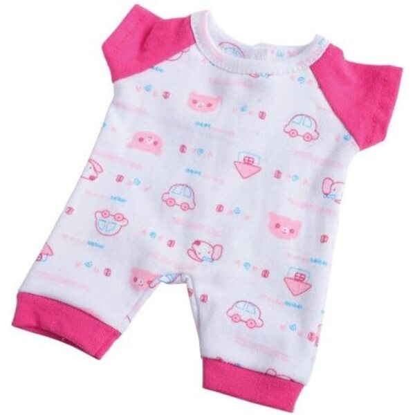 Ensemble de 4 pyjamas lavables à crochets et boucles pour poupées de 10 pouces