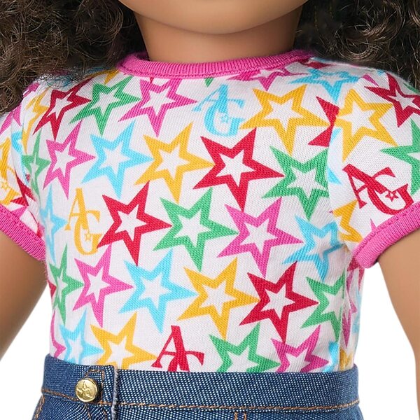 American Girl Truly Me College-Jacke und Star Squad-Outfit für 18-Zoll-Puppen
