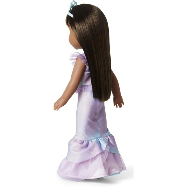 Glitzerndes 2-in-1-Meerjungfrauenkleid für American Girl WellieWishers 14,5 Zoll
