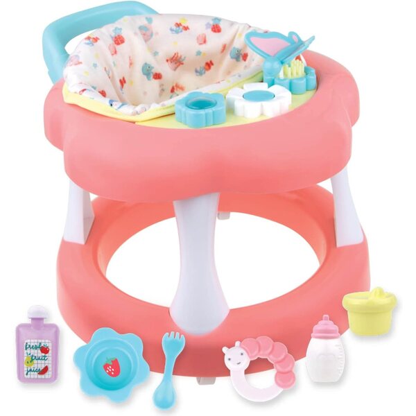 JC Toys Lauflernhilfe für Babypuppen mit Zubehör für Puppen bis 17 Zoll – sicher und langlebig