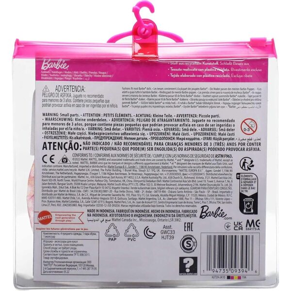Barbie & Ken Strandkleidungsset: Kostüm, Sarong, Sommeraccessoires