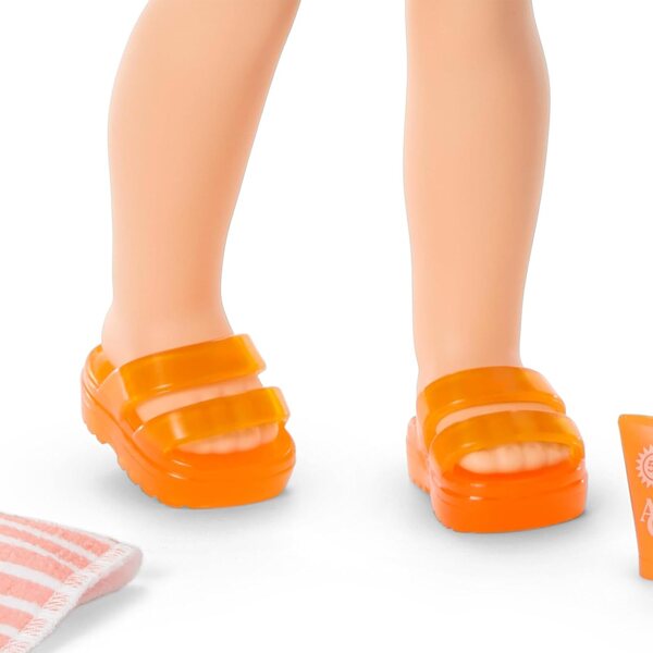 American Girl Beach Fashion Set für 14,5-Zoll-Puppen, 8 schicke und farbenfrohe Teile