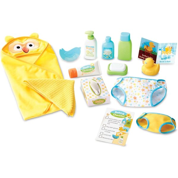 Melissa & Doug Mine to Love Set za igru za presvlačenje i kupanje lutaka 19 dijelova