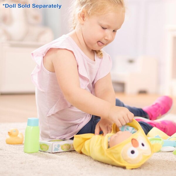 Melissa & Doug Mine to Love Spielset zum Wickeln und Baden von Puppen, 19-teilig