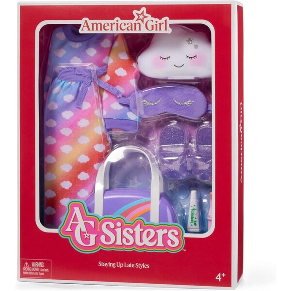 Pyžamo American Girl AG Sisters 8 kusů pro 14,5palcové panenky od 4 let