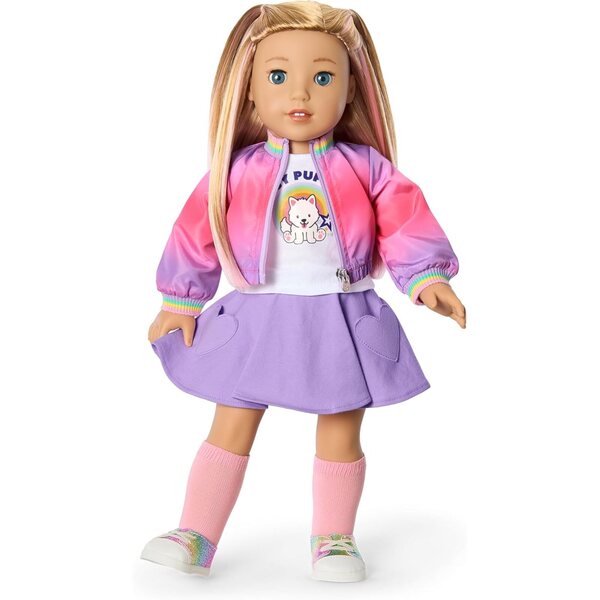 American Girl Summer McKinny Outfit 2025 Waggy Pup Tails für 18-Zoll-Puppen
