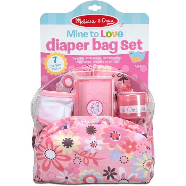 Melissa & Doug Mine to Love Doll Diaper Changing Set With Accessories (7 pcs)