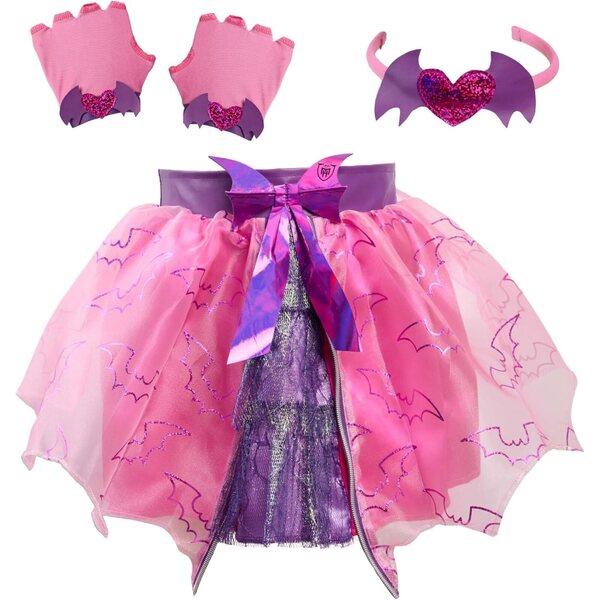Monster High Draculaura 3-dijelni modni tutu set za djecu 4-6 godina, ružičasti