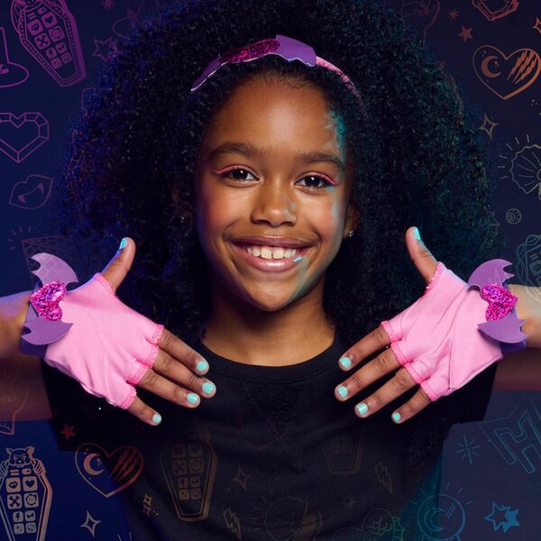 Monster High Draculaura Ensemble tutu tendance 3 pièces pour enfants de 4 à 6 ans Rose